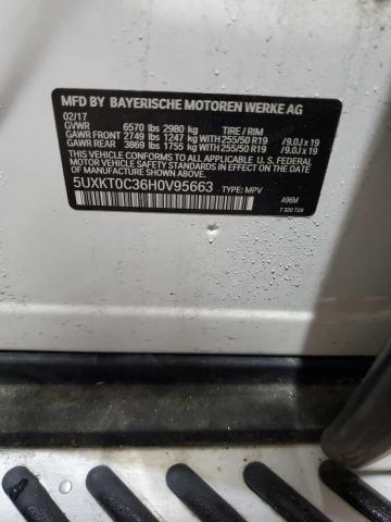 2017 BMW X5 XDR40E 5UXKT0C36H0V95663