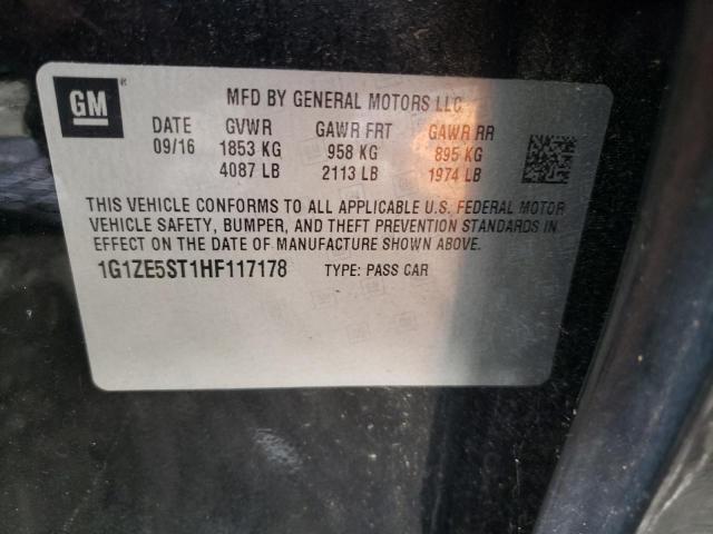 2017 CHEVROLET MALIBU LT 1G1ZE5ST1HF117178