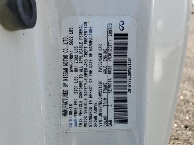 2017 INFINITI Q60 PREMIU JN1EV7EL0HM551491