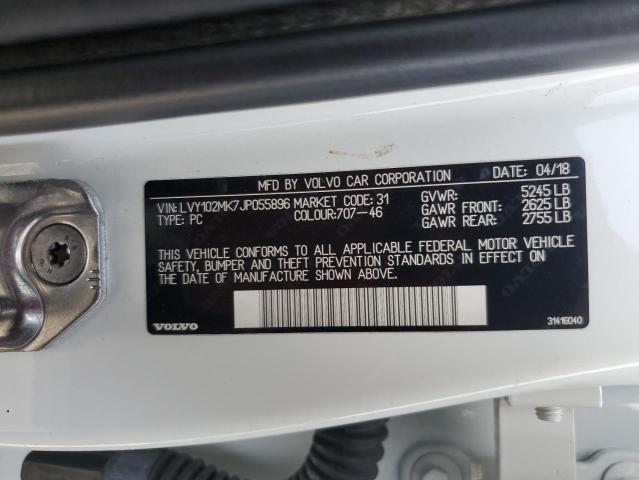 2018 VOLVO S90 T5 MOM LVY102MK7JP055896