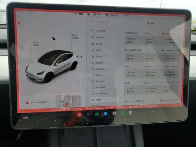 2021 TESLA MODEL Y 5YJYGDED2MF163192
