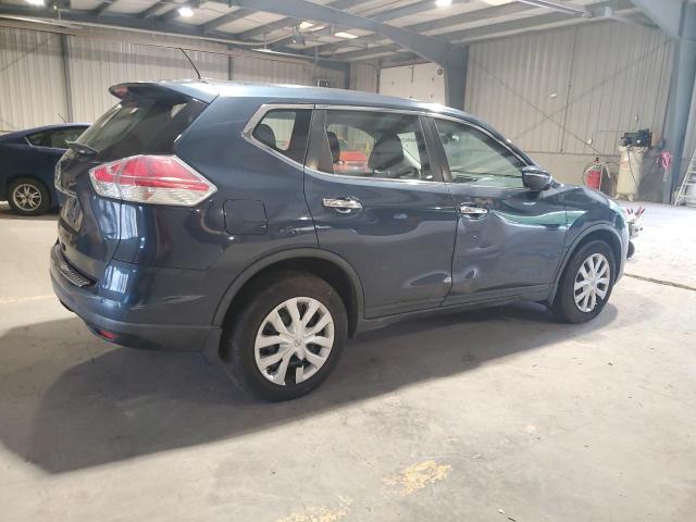 NISSAN ROGUE S 2015 blue 4dr spor gas KNMAT2MT0FP541349 photo #4