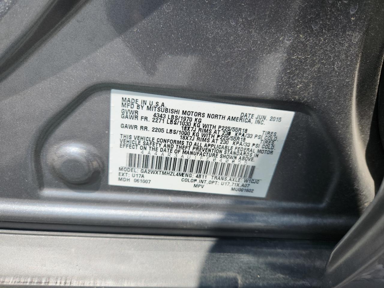 MITSUBISHI OUTLANDER ES