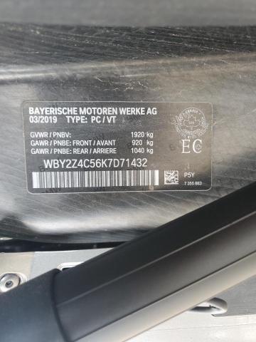 2019 BMW I8 WBY2Z4C56K7D71432