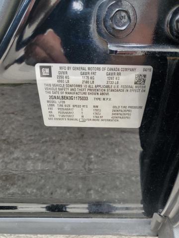 2016 CHEVROLET EQUINOX LS 2GNALBEK0G1175033