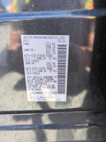 2013 INFINITI JX35 - 5N1AL0MM8DC339260