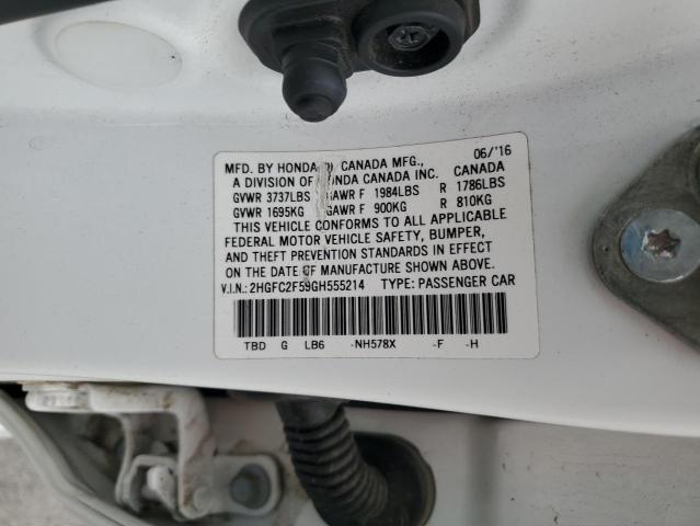 2016 HONDA CIVIC LX 2HGFC2F59GH555214