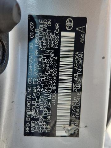 2010 TOYOTA COROLLA BA - JTDBU4EEXA9097214