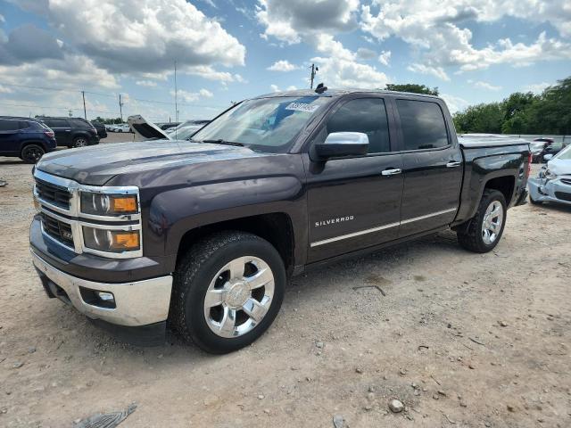 CHEVROLET SILVERADO 2014 charcoal  gas 3GCUKSEC5EG235376 photo #1