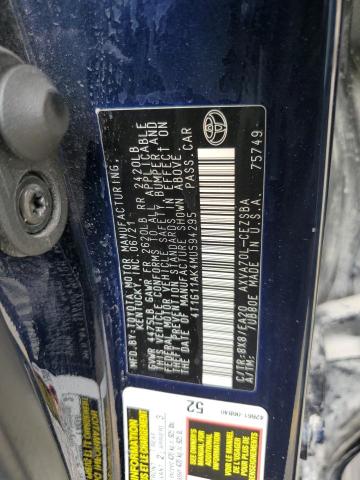 2021 TOYOTA CAMRY SE - 4T1G11AK4MU594295