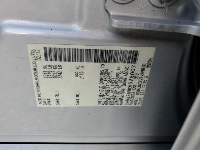 2012 NISSAN ALTIMA BAS - 1N4AL2AP0CN528007