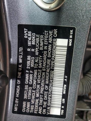 2017 HONDA CIVIC EX SHHFK7H52HU415832