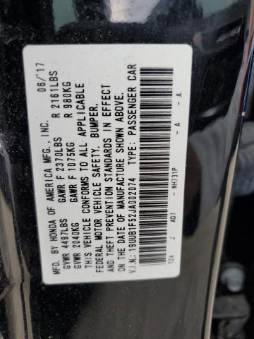 2018 ACURA TLX TECH 19UUB1F52JA002074