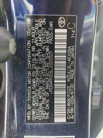 2020 TOYOTA COROLLA SE JTDS4RCE6LJ023323