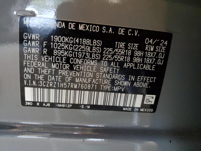 2024 HONDA HR-V SPORT 3CZRZ1H57RM760871