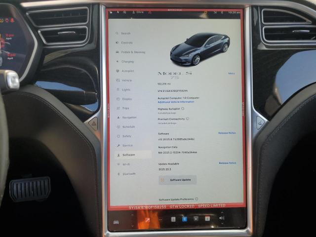 2016 TESLA MODEL S 5YJSA1E18GF158255