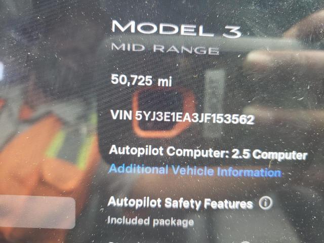 2018 TESLA MODEL 3 5YJ3E1EA3JF153562
