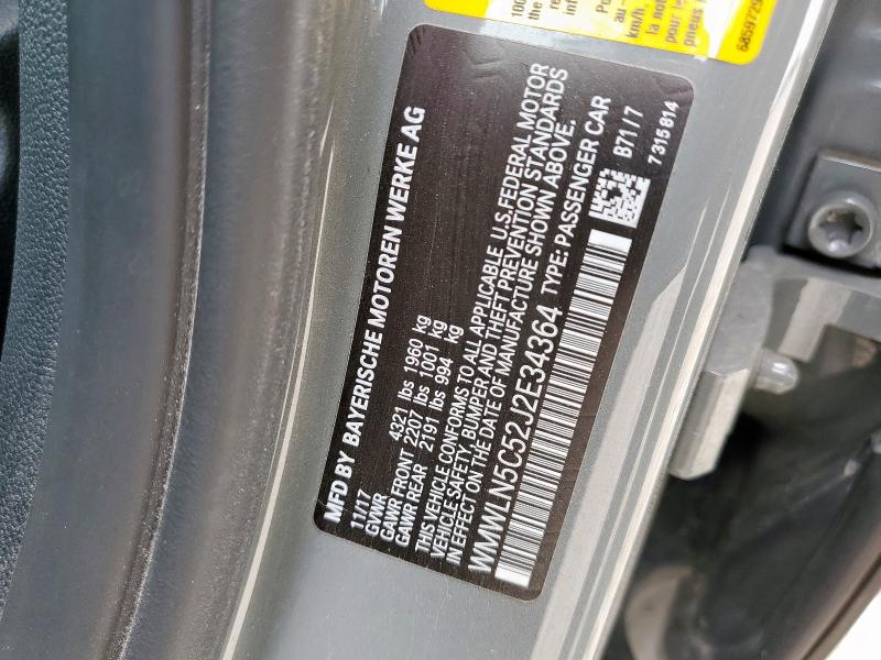 2018 MINI COOPER CLU WMWLN5C52J2E34364