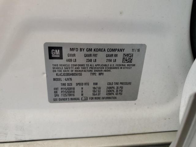 2017 BUICK ENCORE ESS KL4CJGSB5HB056155