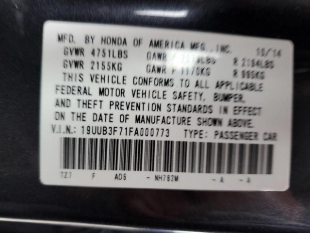 2015 ACURA TLX ADVANCE 19UUB3F71FA000773