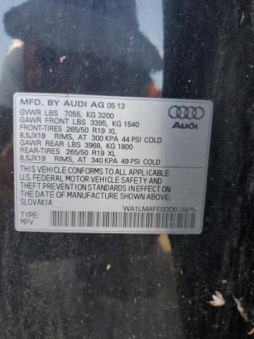 2013 AUDI Q7 PREMIUM - WA1LMAFE0DD015875