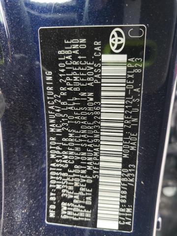 2022 TOYOTA COROLLA LE #3196938258