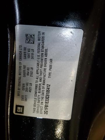 2012 CHEVROLET CAMARO LT - 2G1FB1E33C9106412