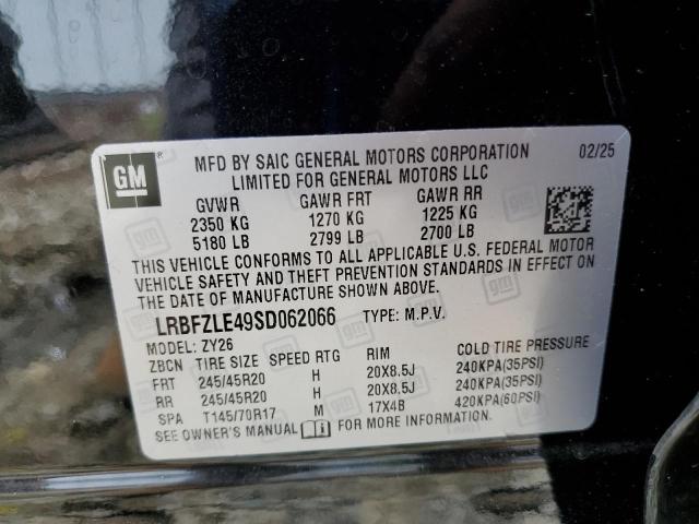 2025 BUICK ENVISION S LRBFZLE49SD062066