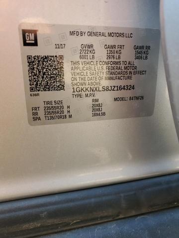 2018 GMC ACADIA DEN 1GKKNXLS8JZ164324
