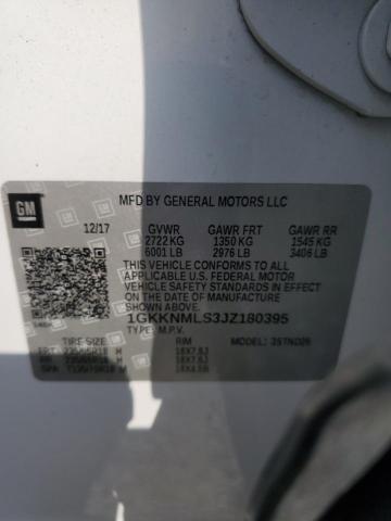 2018 GMC ACADIA SLT 1GKKNMLS3JZ180395