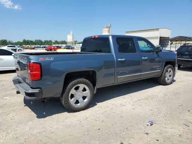 CHEVROLET SILVERADO 2014 blue crew pic gas 3GCUKSEC3EG328686 photo #4