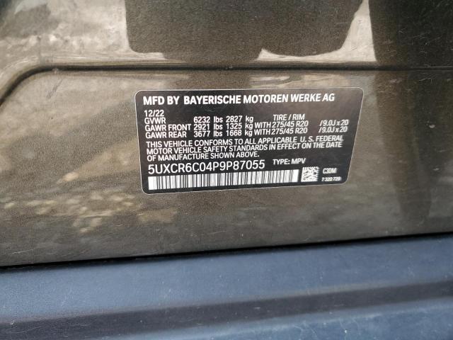 2023 BMW X5 XDRIVE4 - 5UXCR6C04P9P87055