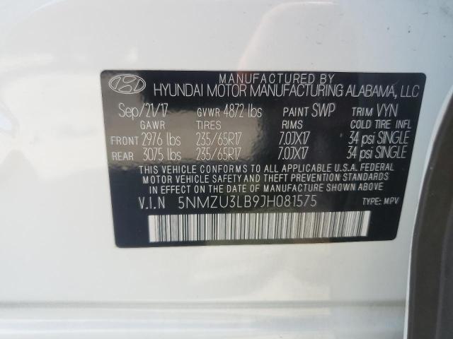 2018 HYUNDAI SANTA FE S - 5NMZU3LB9JH081575