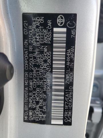 2022 TOYOTA PRIUS NIGH JTDKAMFU1N3158005