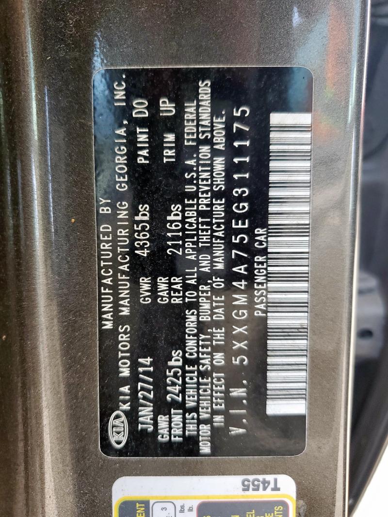 2014 KIA OPTIMA LX - 5XXGM4A75EG311175