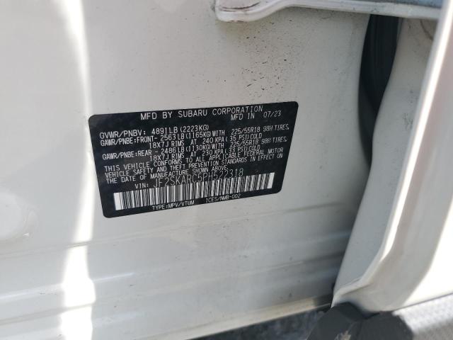 2023 SUBARU FORESTER T JF2SKARC5PH522318