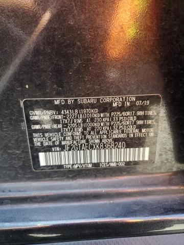 2019 SUBARU CROSSTREK JF2GTAECXK8368240