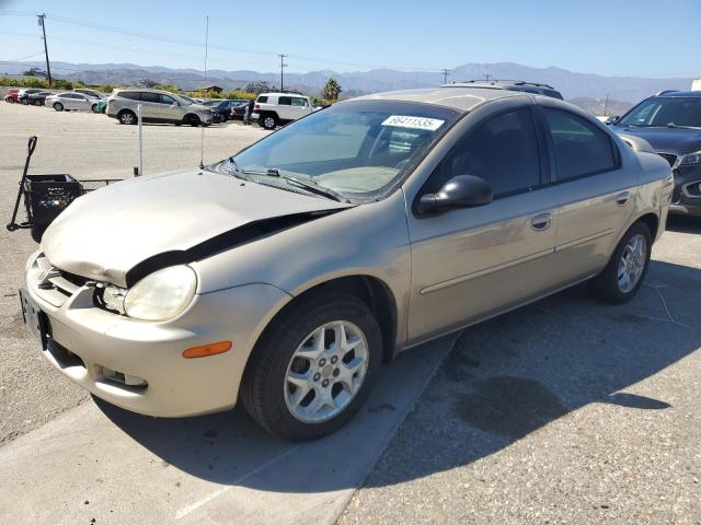 DODGE NEON ES 2002 tan  gas 1B3ES56C02D592611 photo #1