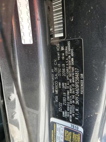 2023 KIA FORTE LX 3KPF24AD9PE584817