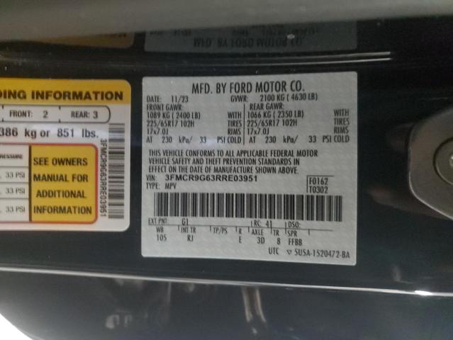 2024 FORD BRONCO SPO - 3FMCR9G63RRE03951