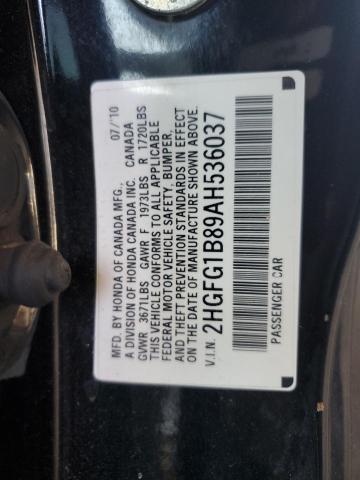 2010 HONDA CIVIC EX - 2HGFG1B89AH536037