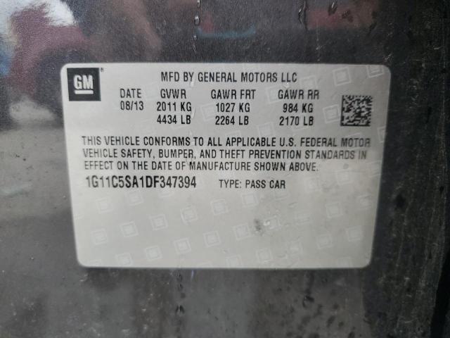 2013 CHEVROLET MALIBU 1LT - 1G11C5SA1DF347394