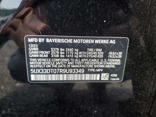 2024 BMW X4 XDRIVE3 5UX33DT07R9U93349