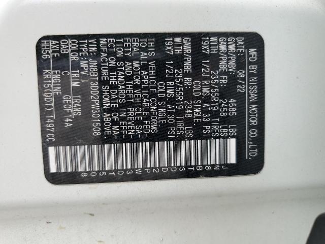 2023 NISSAN ROGUE PLAT JN8BT3DD2PW301508