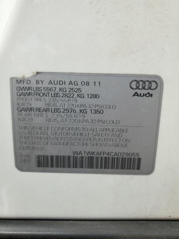 2012 AUDI Q5 PRESTIG - WA1WKAFP4CA029055