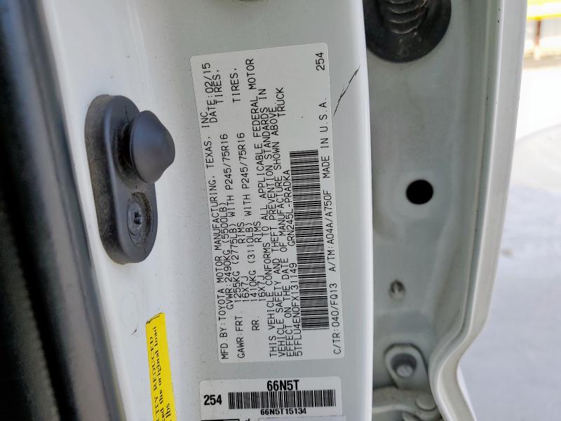 2015 TOYOTA TACOMA DOU 5TFLU4EN0FX131149