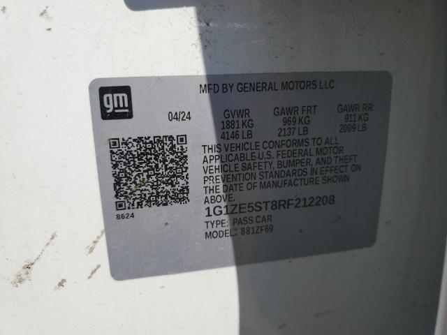 2024 CHEVROLET MALIBU PRE 1G1ZE5ST8RF212208