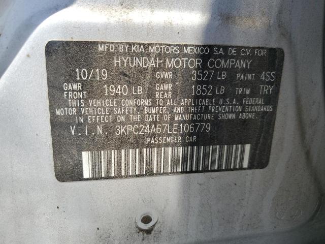 2020 HYUNDAI ACCENT SE 3KPC24A67LE106779
