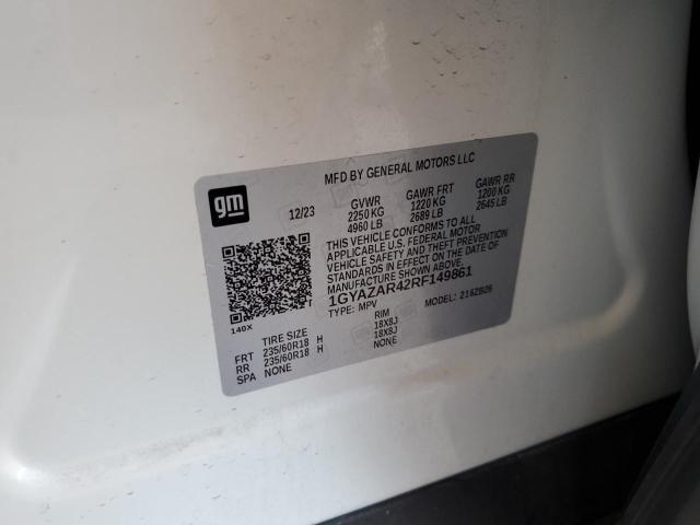 2024 CADILLAC XT4 LUXURY 1GYAZAR42RF149861