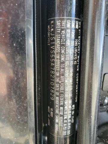 2008 SUZUKI VL800 JS1VS55A782107829